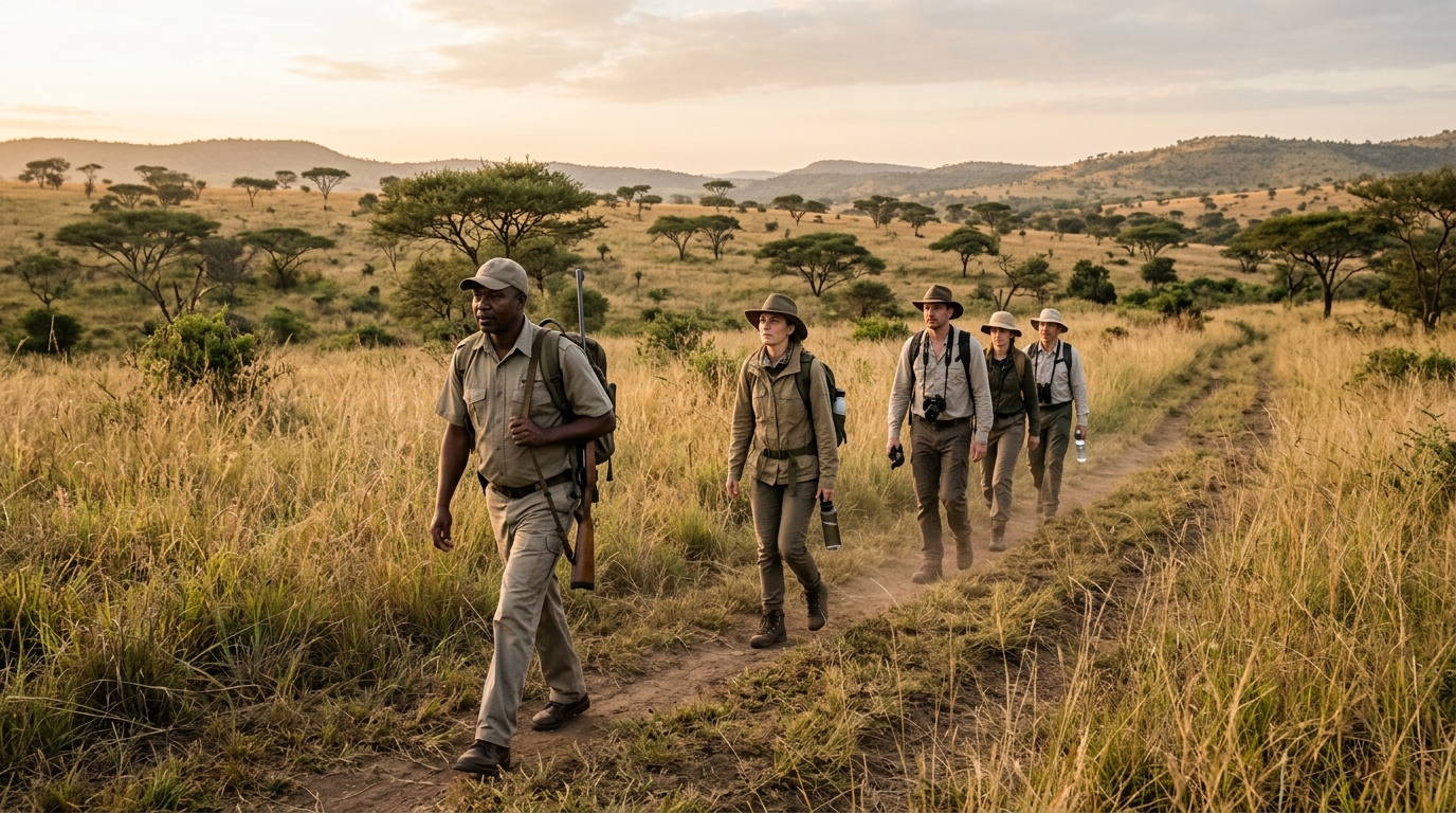 Walking trail in the iMfolozi wilderness